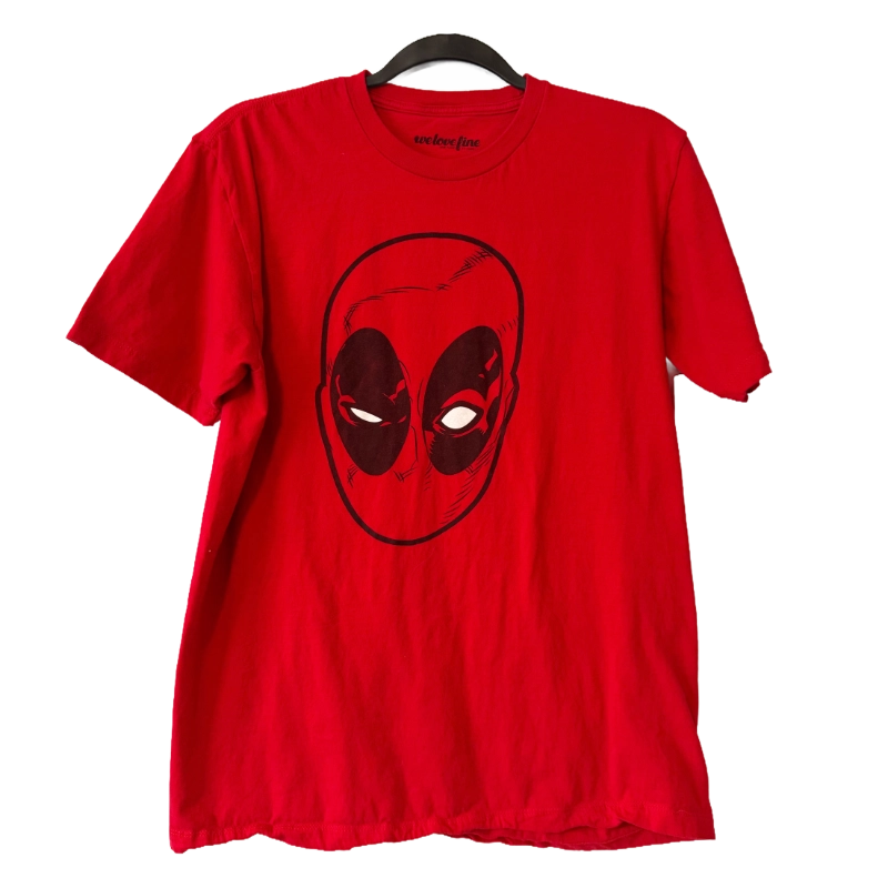 Vintage | Deadpool Sketch Face Graphic Tee