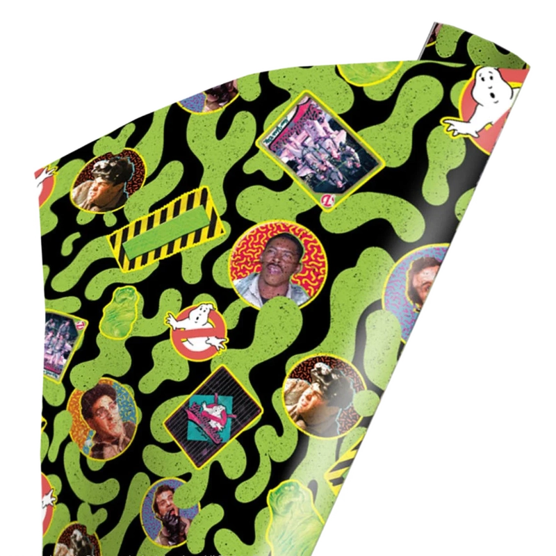 Ghostbusters Retro Cheese Wrapping Paper