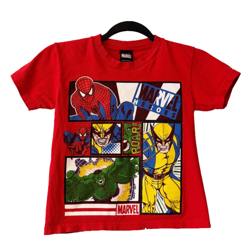 Vintage | Marvel Heroes Comic Panel Tee