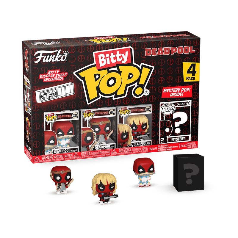 Bitty Pop! Deadpool 4-Pack Series 4