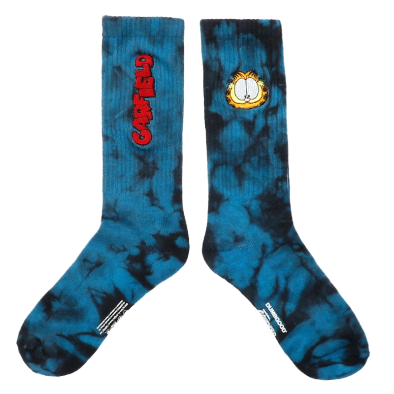 Garfield Tie-Dye Crew Socks