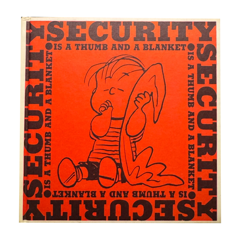 Security Is a Thumb and a Blanket – Vintage Peanuts Book by Charles M. Schulz